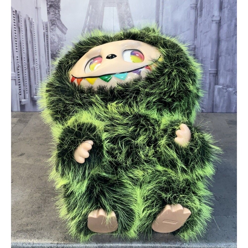Pop Mart Labubu’’Little Kiwi’’15 Inch Long Neon Green - Picture 6 of 9